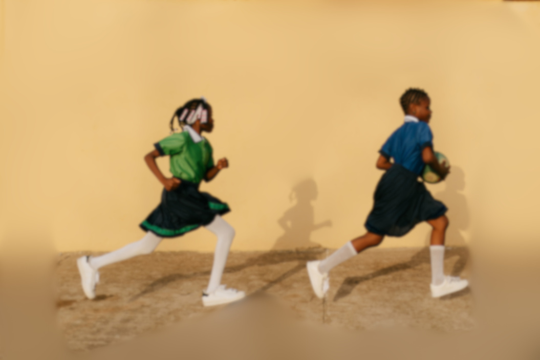 Friends Playing Football